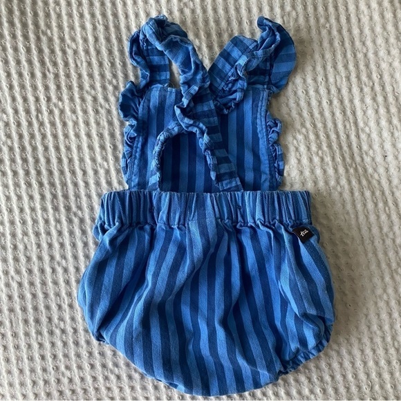 Tea Collection 6-9 Month Striped Bubble Romper - Picture 2 of 4
